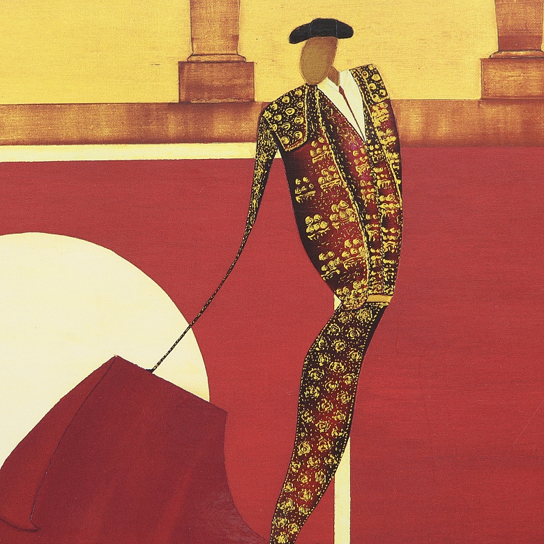 Thierry Ona (1960) Pareja de pinturas 