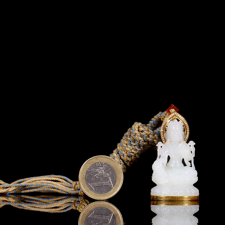 Colgante de jade de Hetian 