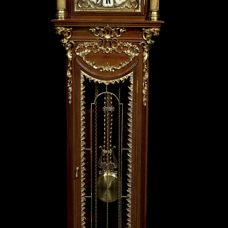 Reloj de Antesala Neobarroco, Urgos (Modelo UW 32), Alemania c. 1970-1990. - 7