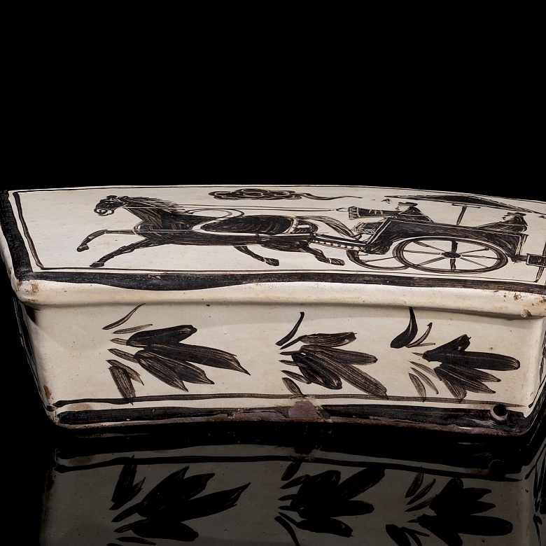 Almohada de cerámica esmaltada 