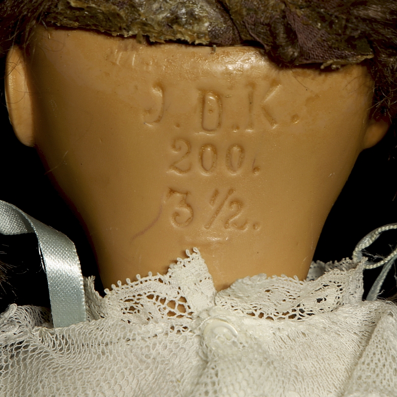 Muñeca de celuloide Kestner (J.D.K.), Alemania, c. 1910-1920