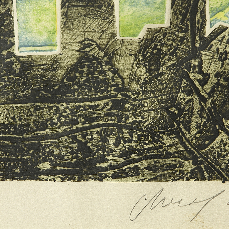 Eduardo Roca Salazar, ‘Choco’ (1949) ‘Urban Landscape’, 1988