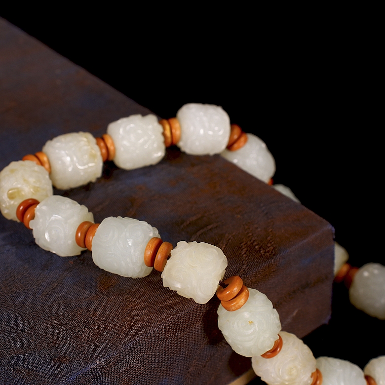 Pulsera de jade de Hetian 