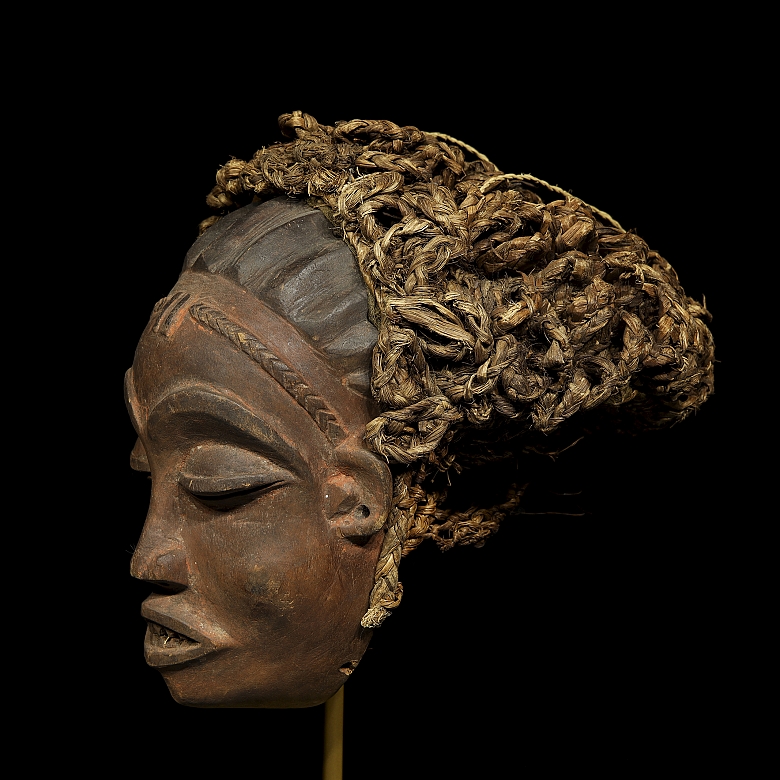 Dos máscaras rituales, pueblos Chokwe/Luena, s.XX