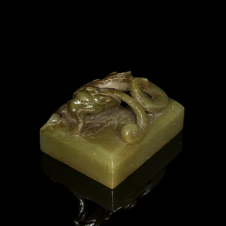 Sello de jade amarillo 