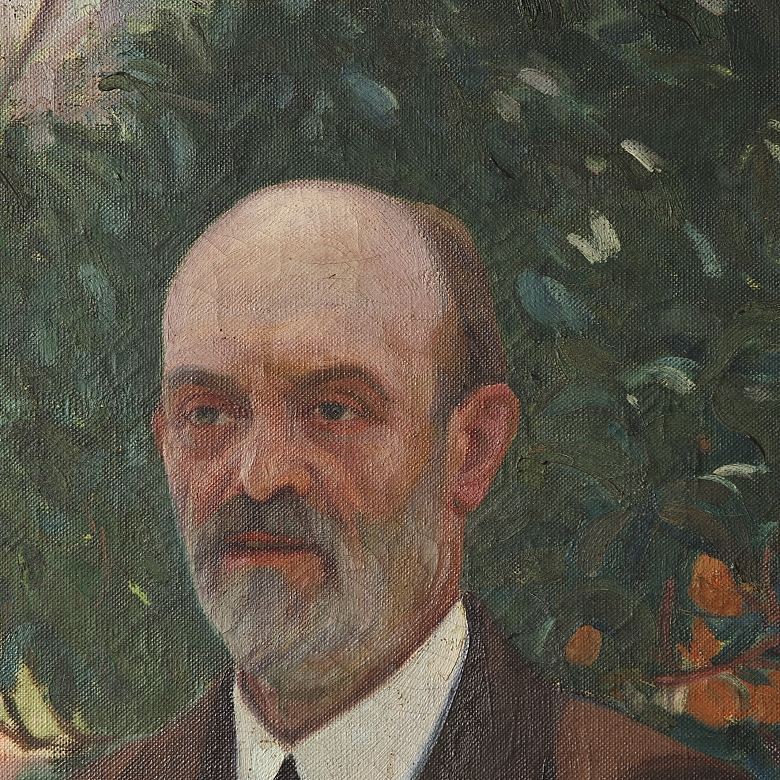 阿尔弗雷多·克拉罗斯 Alfredo Claros（1893–1965）《男子肖像》 - 1