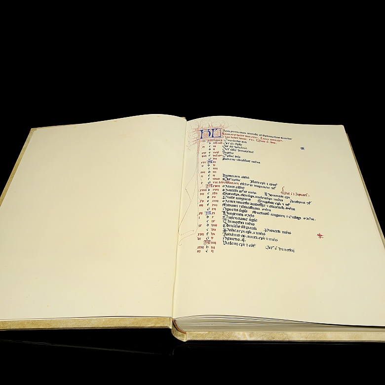 Facsimile of ‘Llibre del consolat de mar’, 1977