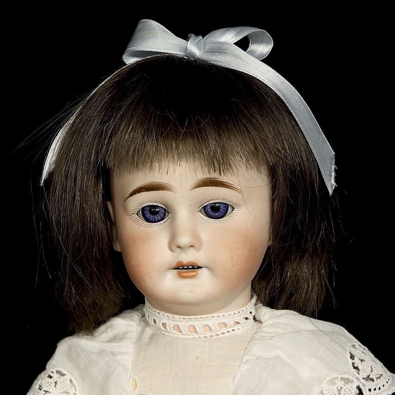 Muñeca de porcelana Dressel & Kister (Bébé D & K), Alemania, pps.s.XX