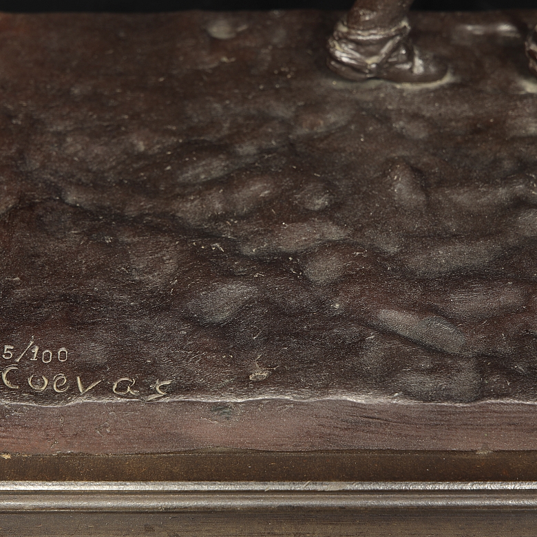 José Cuevas (20th century) ‘Equestrian dance with Andalusian horse’