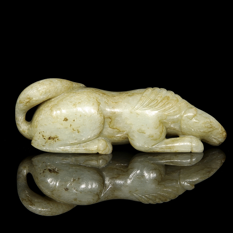 Jade figurine “Horse”, Qing dynasty - 1