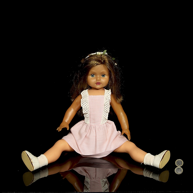 Muñeca clásica Mariquita Pérez de última época, España, c. 1970-1976