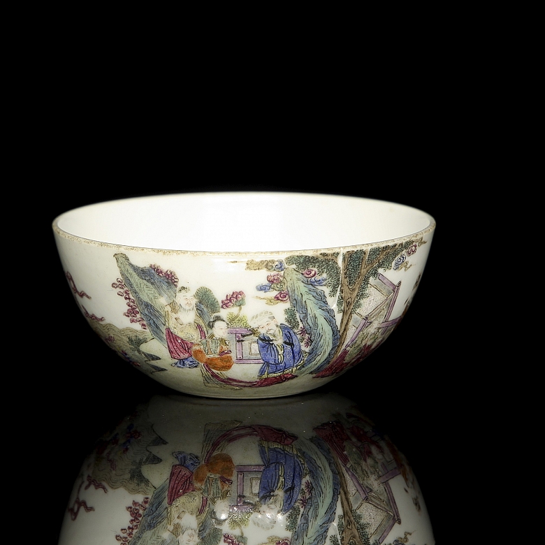 Cuenco de porcelana esmaltada