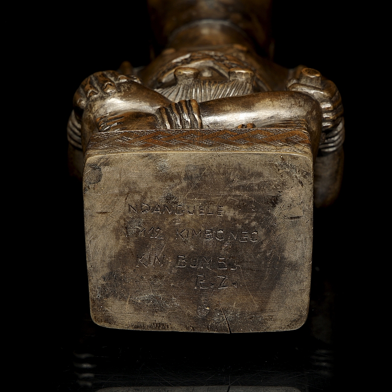 Figura conmemorativa, pueblo Kuba, R.D. del Congo, s.XX