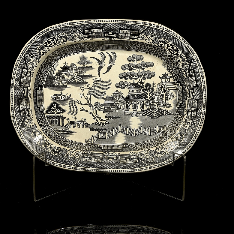 英国陶瓷托盘“改良石器”，19-20世纪