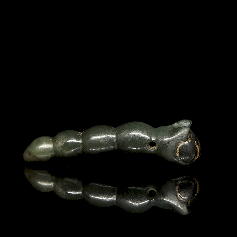 Figura de jade tallado 