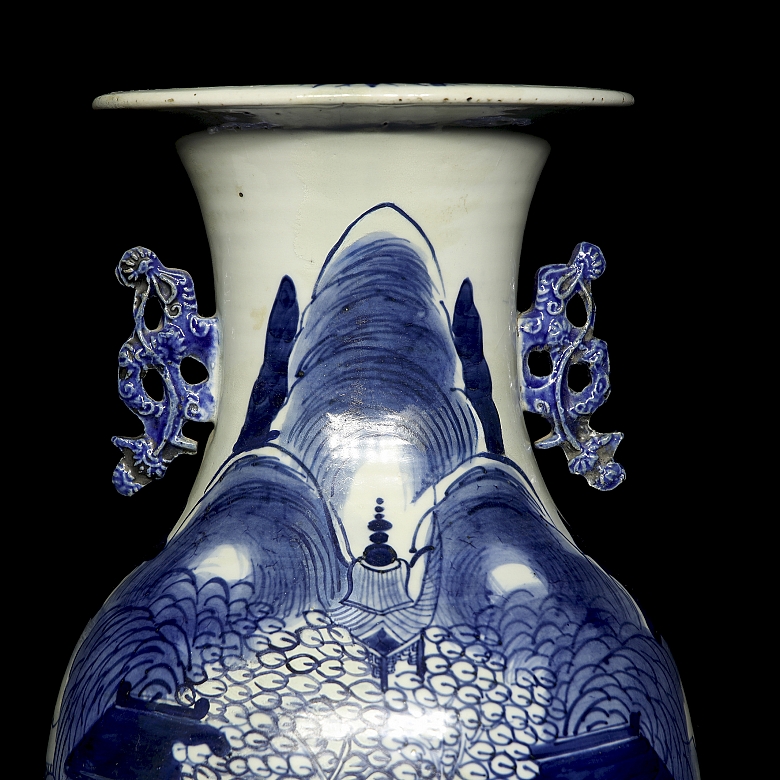 Jarrón de porcelana