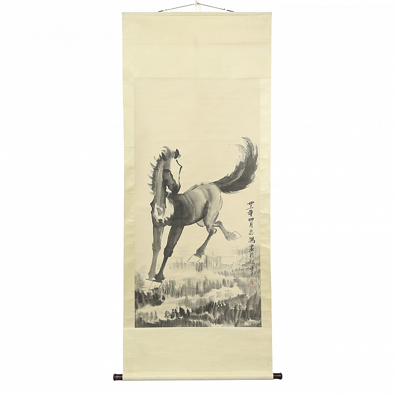 Chinese painting ‘Horse’ with signature Xu Beihong