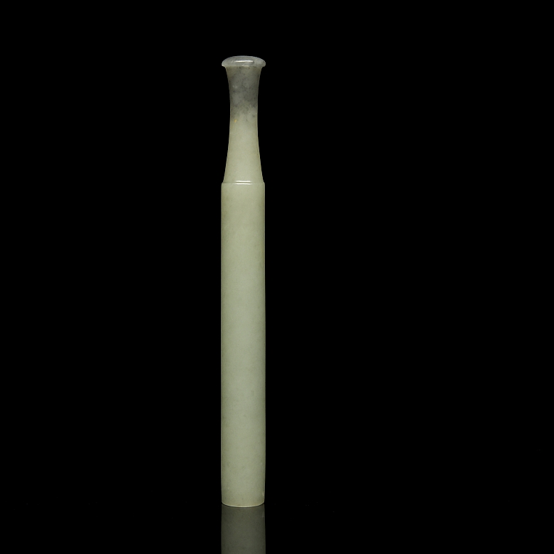 Carved jade mouthpiece, Qing dynasty - 3