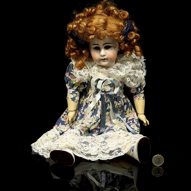 Muñeca de porcelana, 939, Alemania, ca. 1895-1915