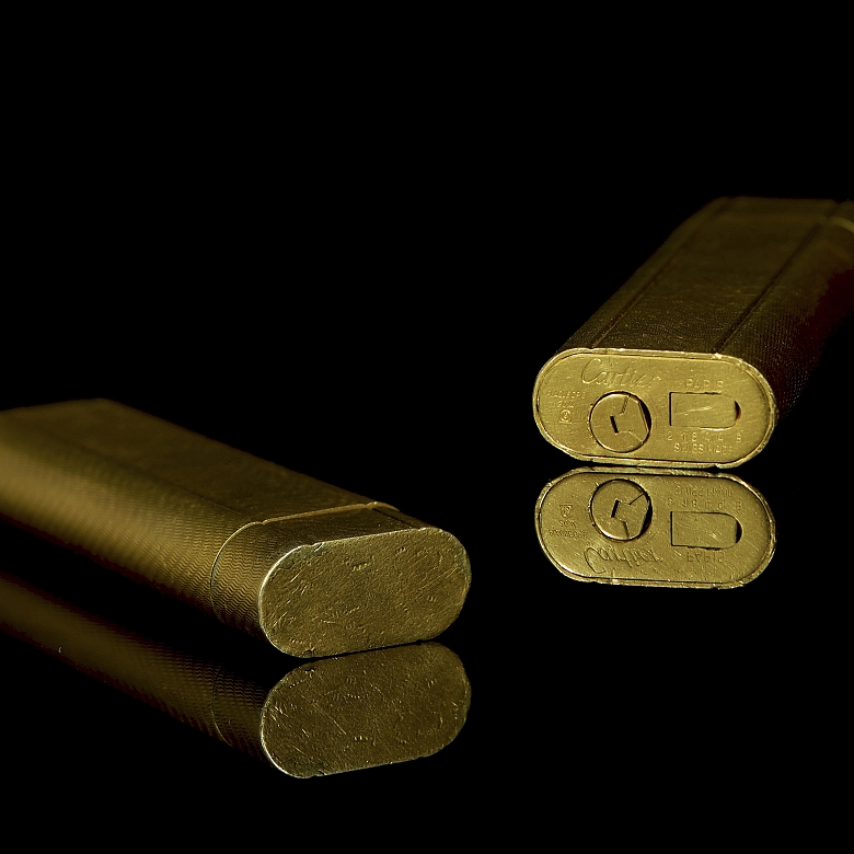 Cartier 打火机 ‘卡地亚，经典之选’，18K镀金 - 5