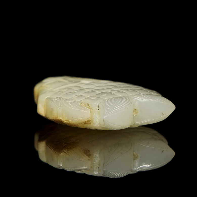 Carved jade figure ‘Ram’, Han dynasty