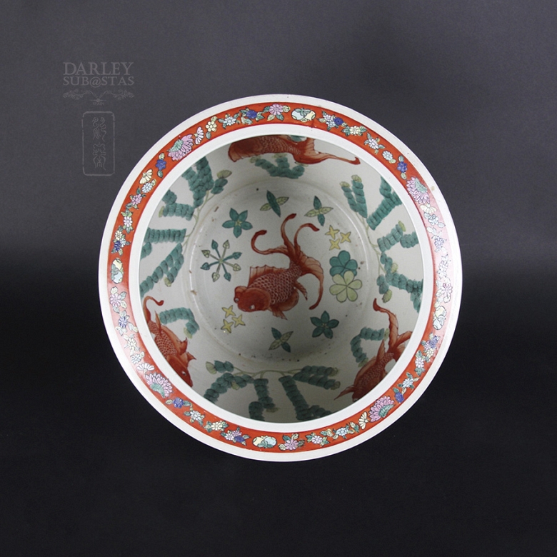 花鸟彩绘鱼缸 - 2