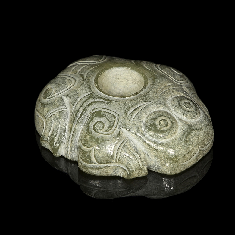 Carved jade figure ‘Frog’, Zhou dynasty