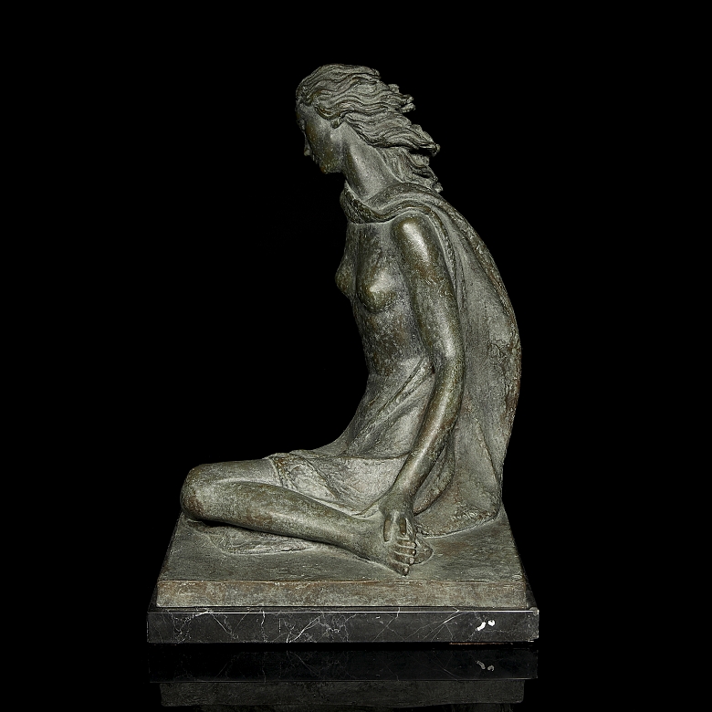 Juan de Avalos (1911–2006) ‘Lady Seated by the Pond’ - 5