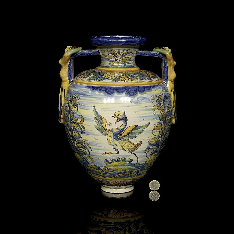 胡安·鲁伊斯·德·卢纳（1863–1945）《带女性手柄的双耳瓶》，20世纪 - 6