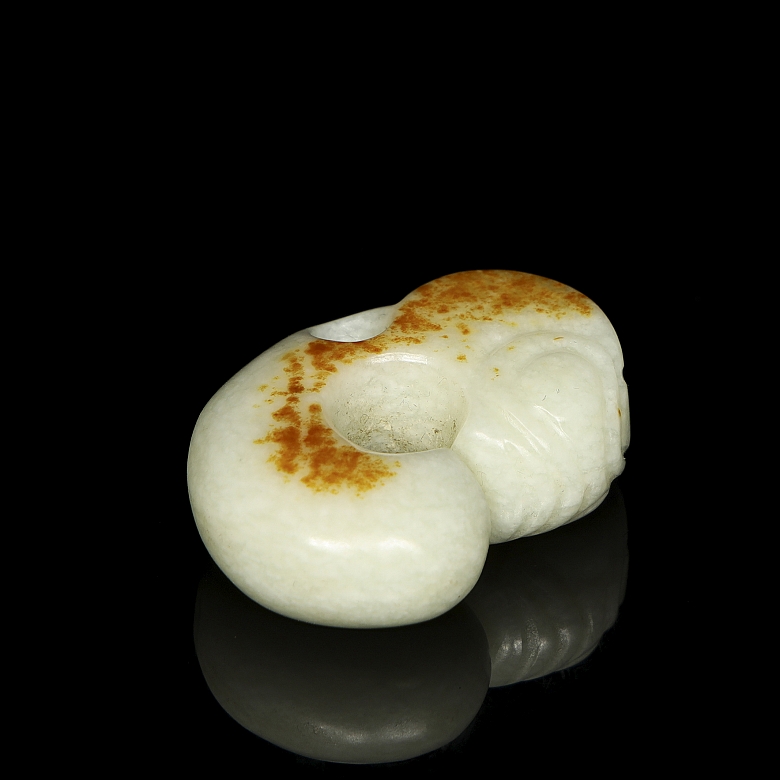 Colgante de jade blanco