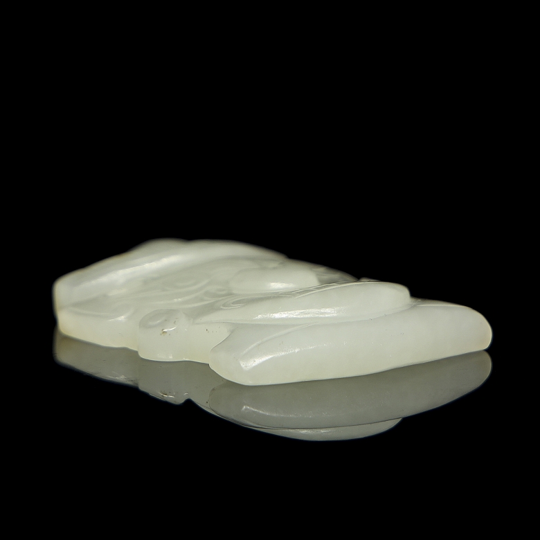 Placa de jade blanco 