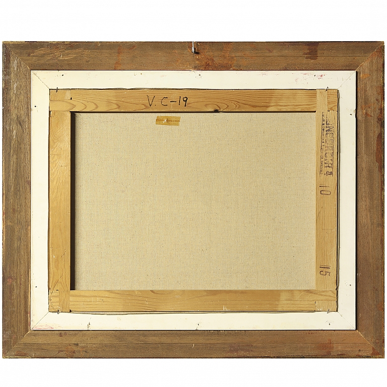 J. Cortés (20th century) ‘Passageway’, 1974 - 4