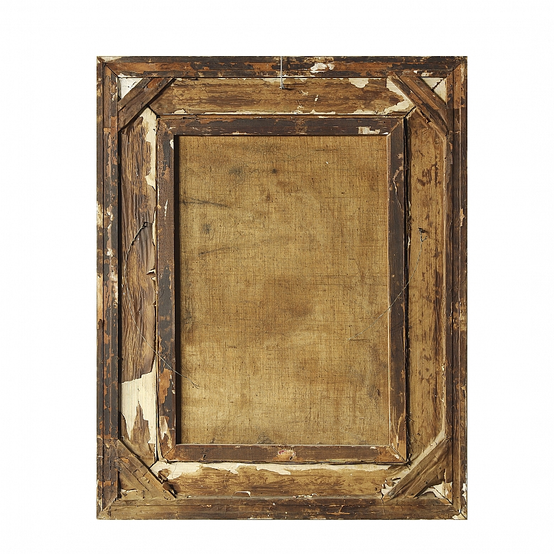 19th-century Spanish school ‘Old Man with a Cup’ - 5