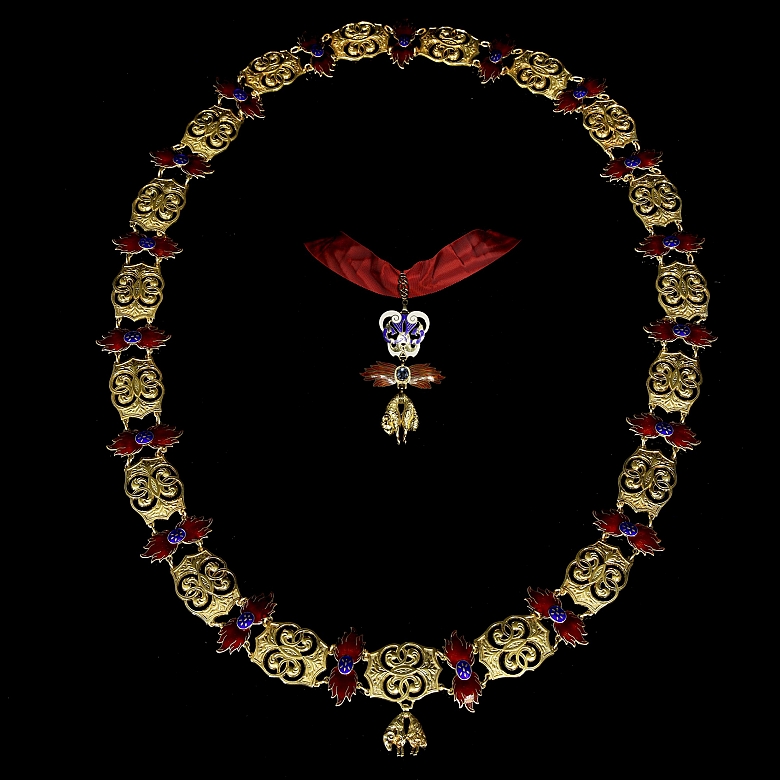 Complete reproduction of the Distinguished Order of the Golden Fleece