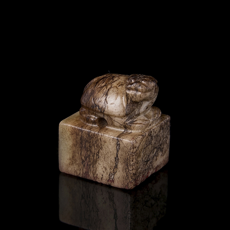 Jade seal ‘Mythical turtle’, Ming dynasty