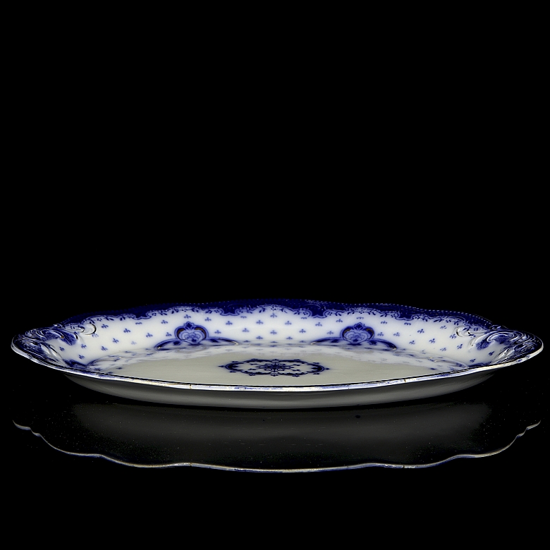 基尔英国瓷托盘，W.H. Grindley 作品。19 世纪。 - 6