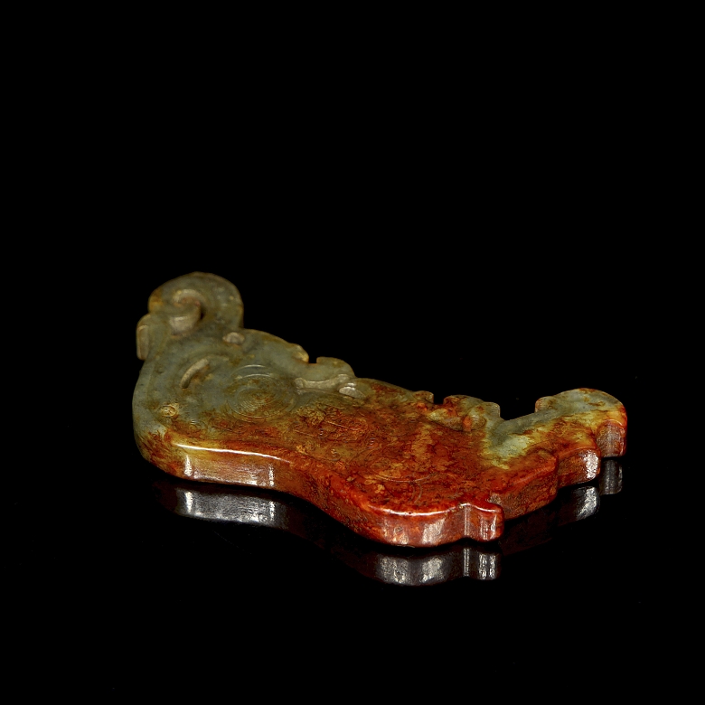 Placa de jade tallado