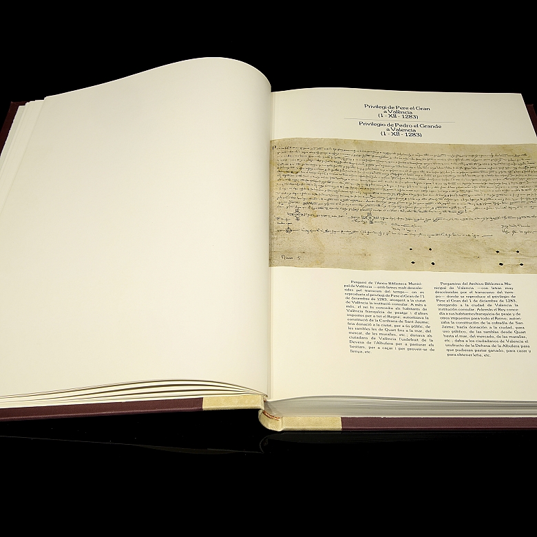 Facsimile of ‘Llibre del consolat de mar’, 1977