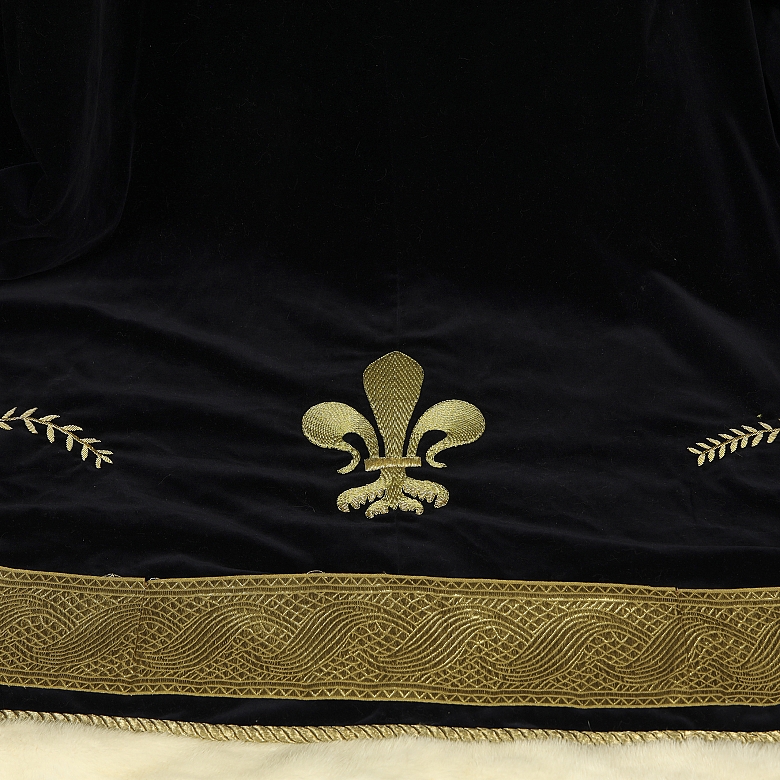 Ceremonial cloak with double-headed eagle, 20th century