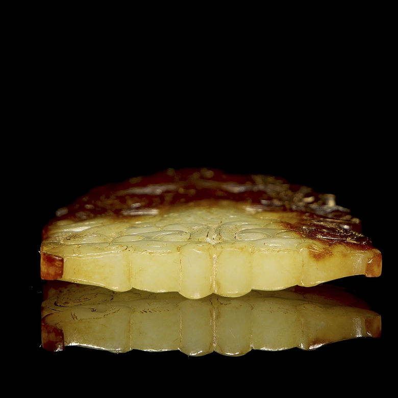 Placa de jade tallado