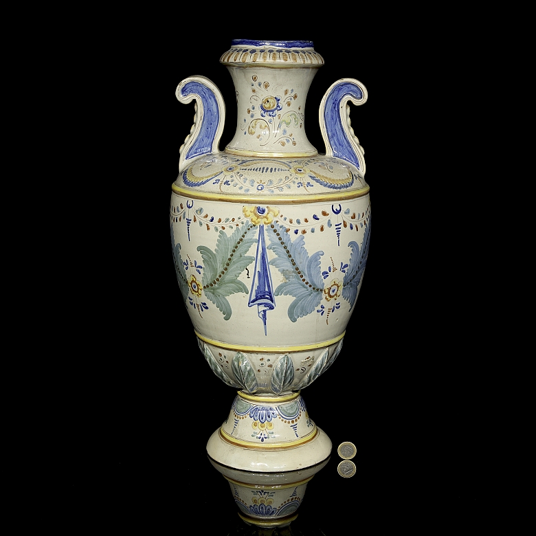 Juan Ruiz de Luna (1863–1945) Floral Amphora, early 20th century - 6