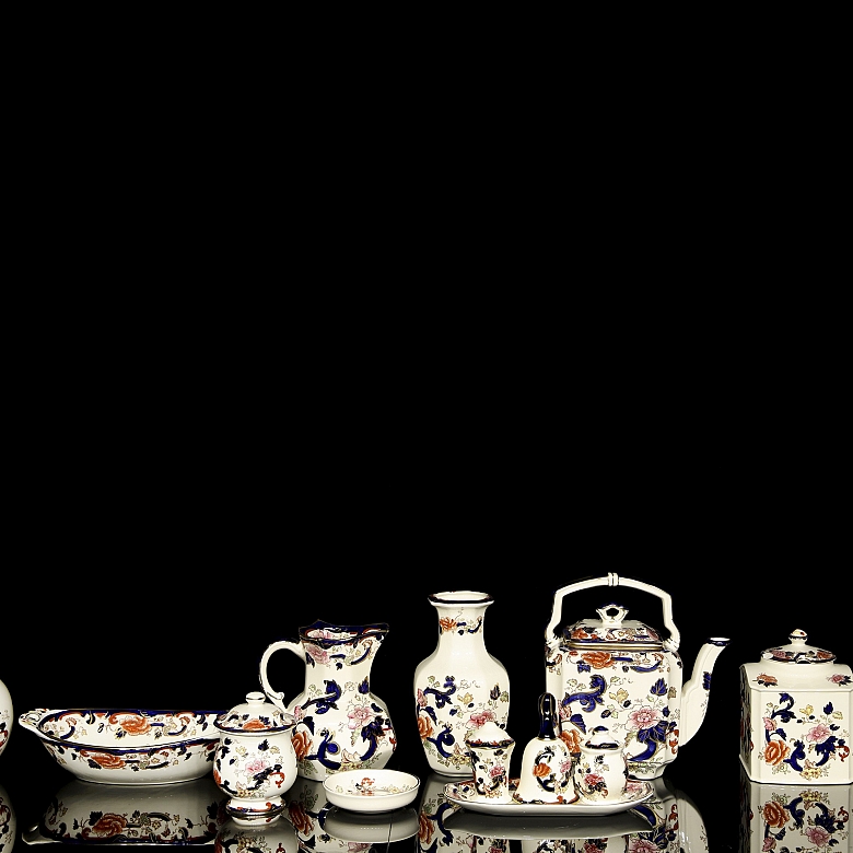 “Mandalay” English Ceramic Set, Mason’s Ironstone, 20th century