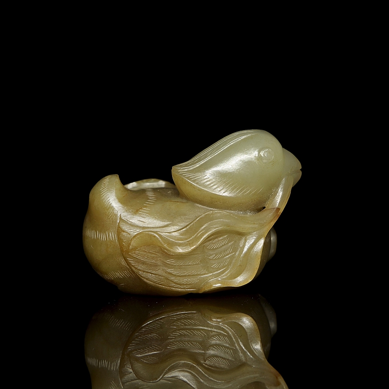 Figura de jade tallado