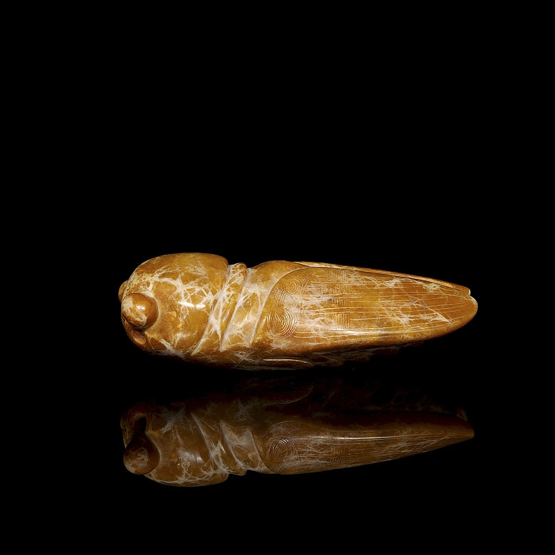 Figura de jade tallado 