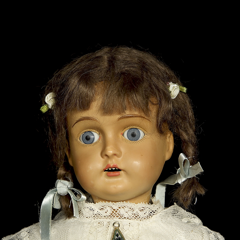 Muñeca de celuloide Kestner (J.D.K.), Alemania, c. 1910-1920 - 4