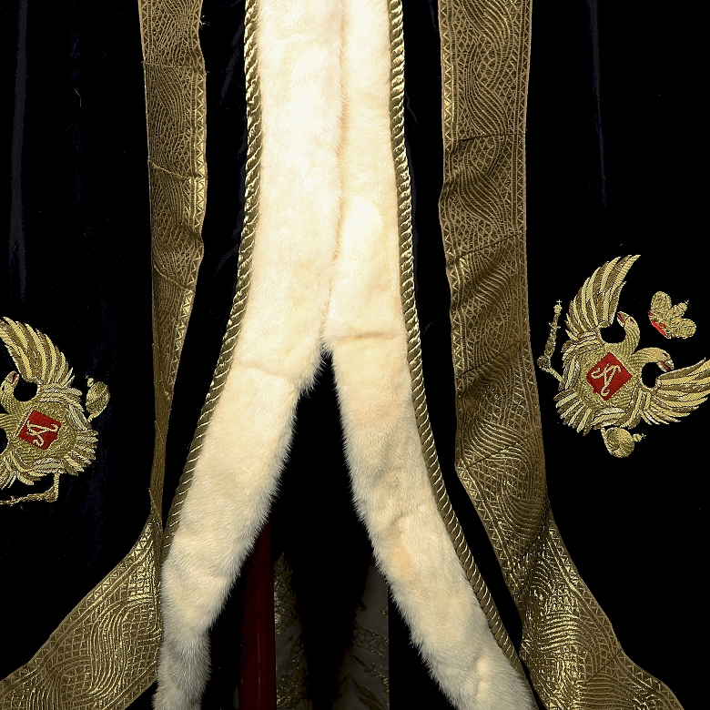 Ceremonial cloak with double-headed eagle, 20th century
