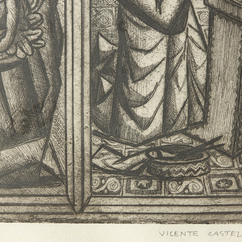 Vicente Castellano Giner (1927–2014) ‘Religious scenes’ - 2