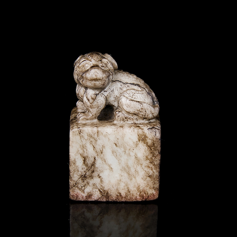 Jade ‘Cat Beast’ seal, Ming dynasty