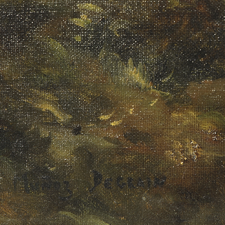 Anonymous “Landscape with river” 19th century - 5