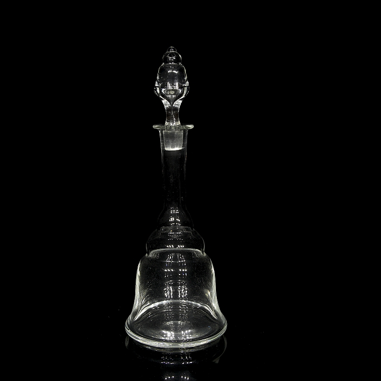 钟形水晶花瓶，20世纪